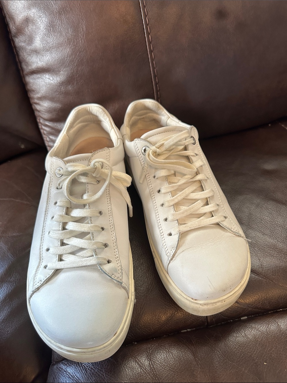 Birkenstock Women's Classic White Low-Top Sneakers - Picture 15 of 15